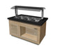 Salatbar für 3x 1/1 GN,  Modell PREMIUM LINE SB-K130 OAK | Saro 366-2700
