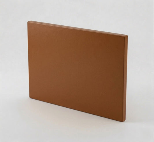 Polyethylene cutting board, non-slip feet, brown | Saro 387-1010 - Saro