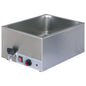 Elektro-Bainmarie mit Ablasshahn, Tischmodell, 1 Becken GN 1/1 H=150 mm — Virtus 4042