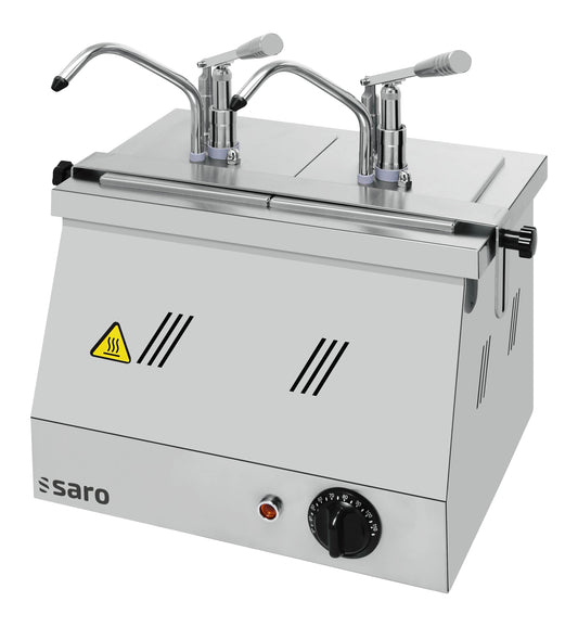 Bainmarie 2X1/6 GN 200 mit Dispenser  Modell BM-0216