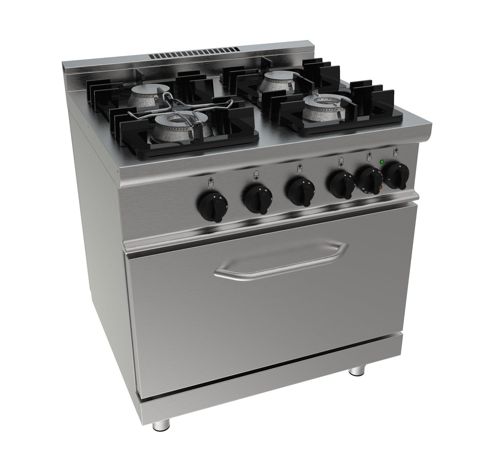 Gasherd mit Elektrobackofen  Modell E7/KUPG4LE | Saro 423-1035 | Saro