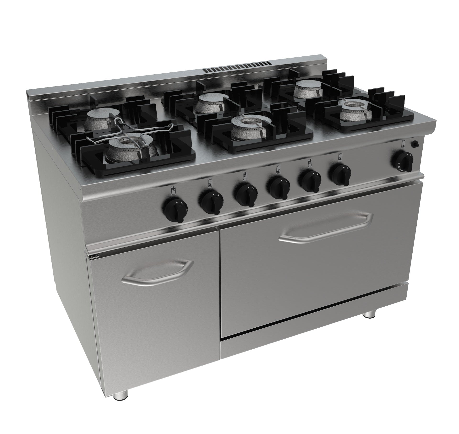 Gasherd mit Gasbackofen  Modell E7/KUPG6LN | Saro 423-1040 | Saro