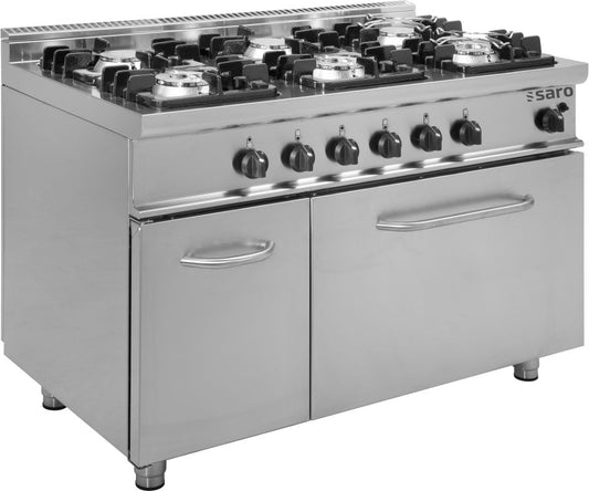 Gasherd mit Gasbackofen  Modell E7/KUPG6LN | Saro 423-1040 - Saro