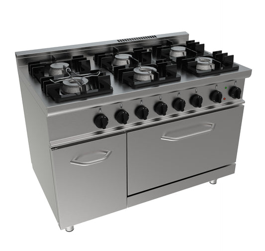 Gasherd mit Elektrobackofen  Modell E7/KUPG6LE | Saro 423-1045 | Saro