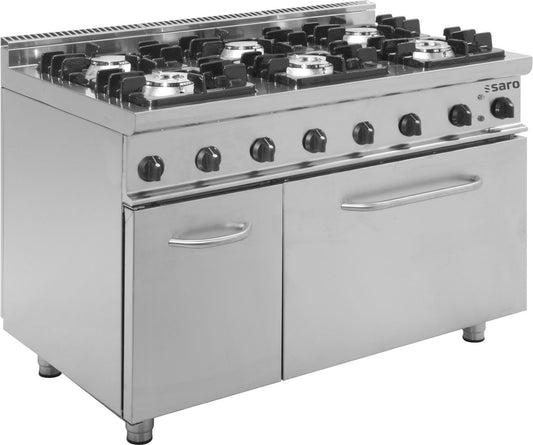 Gasherd mit Elektrobackofen  Modell E7/KUPG6LE | Saro 423-1045 - Saro