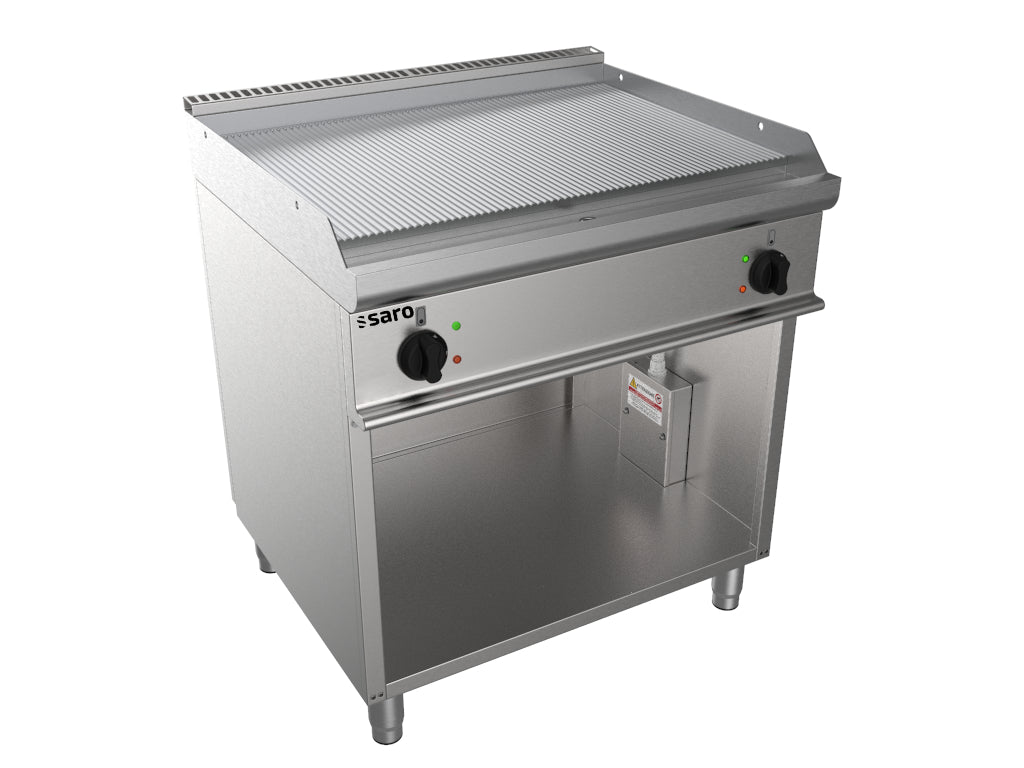 Elektro-Griddleplatte mit offenem Unterbau,  Modell E7/KTE2BAR | Saro 423-1250 | Saro