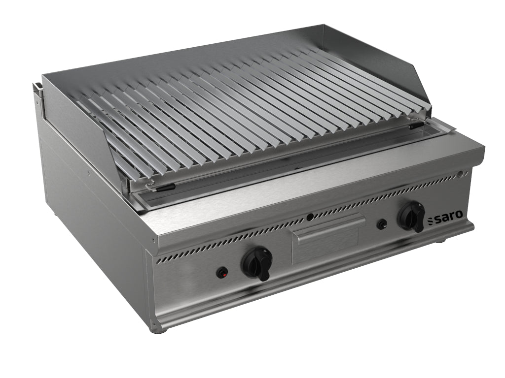 Gas-Lavasteingrill  Tischmodell E7/BS2BB | Saro 423-1265 - Ansicht 2 | Saro
