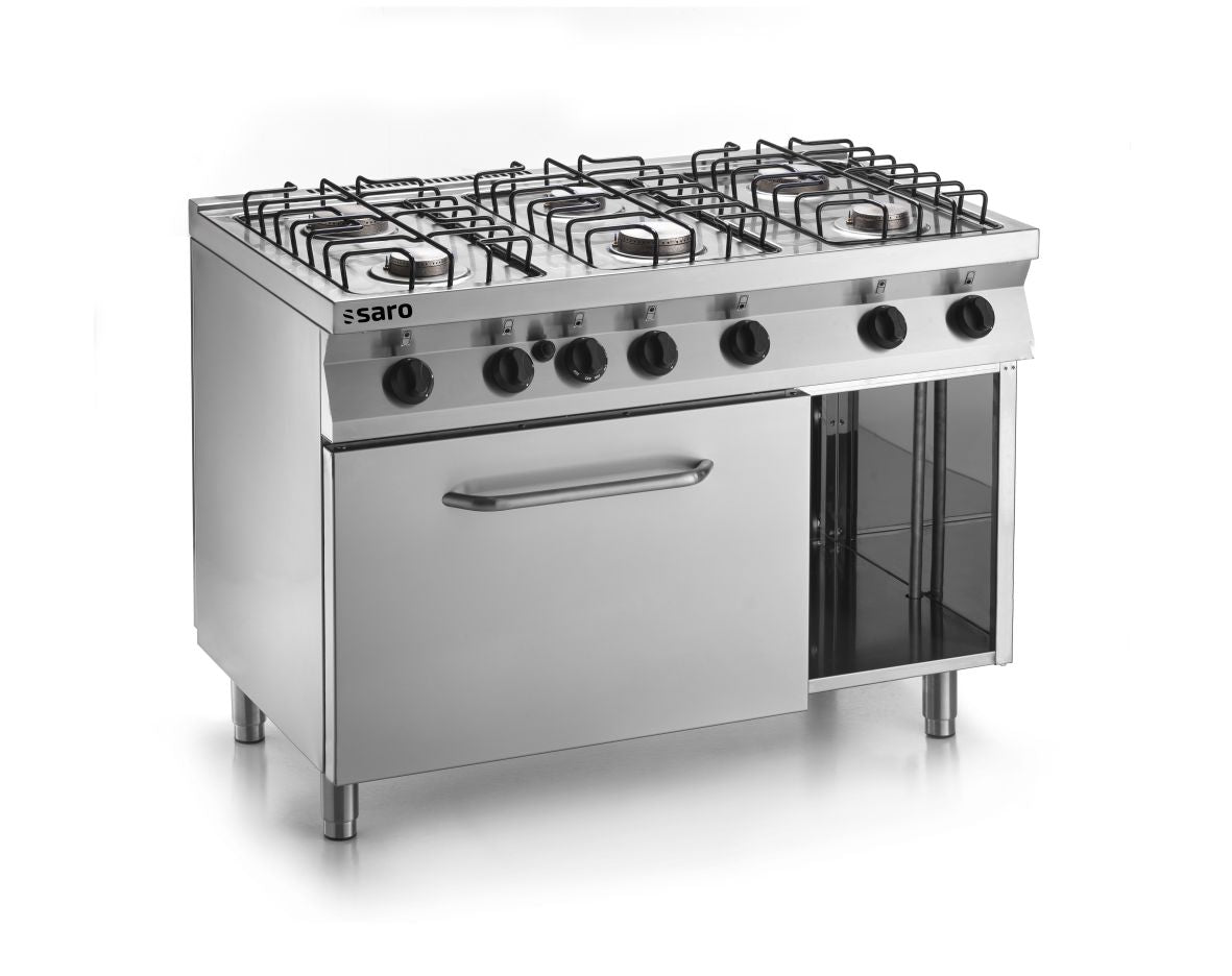 Fast-Serie Gasherd mit Elektrobackofen  Modell F7/FUG6LE | Saro 423-1625 | Saro