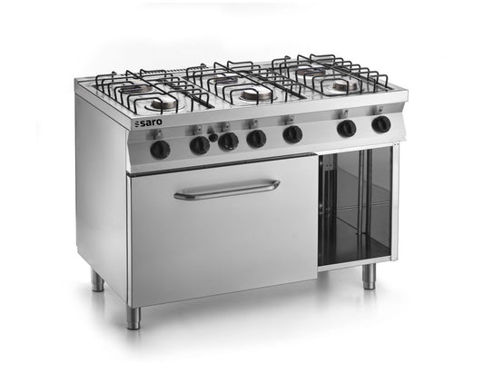 Fast-Serie Gasherd mit Elektrobackofen  Modell F7/FUG6LE | Saro 423-1625 | Saro