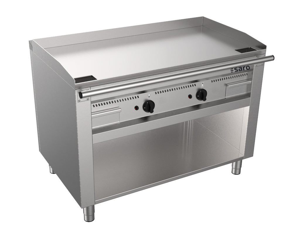Gas-Teppanyakigrill offenem Unterbau  Modell TEB2/120 G | Saro 423-3100 | Saro