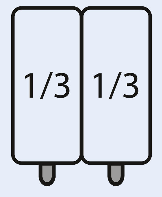 E7/CPCEXC Nudelkorb-Set: 2 x 1/3 GN