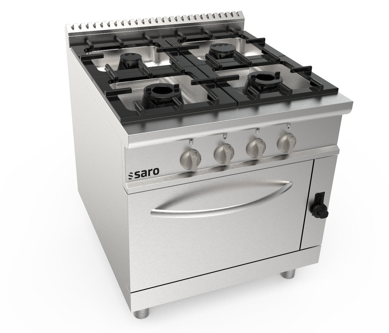 Gasherd + Gasofen 4 Brenner  Modell LQ / CUG4NG | Saro 423-8015 | Saro