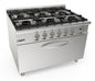 Gasherd + Gasofen 6 Brenner  Modell LQ / CUG6FM | Saro 423-8020 | Saro