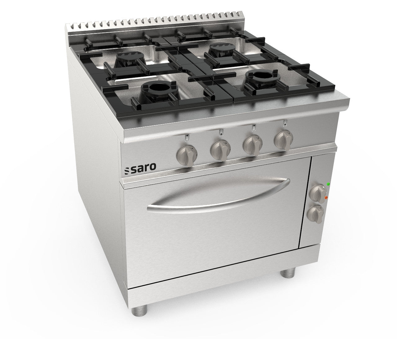 Gasherd +Elektroofen 4 Brenner  Modell LQ / CUG4NE | Saro 423-8025 | Saro