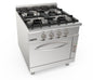 Gasherd +Elektroofen 4 Brenner  Modell LQ / CUG4NE | Saro 423-8025 | Saro