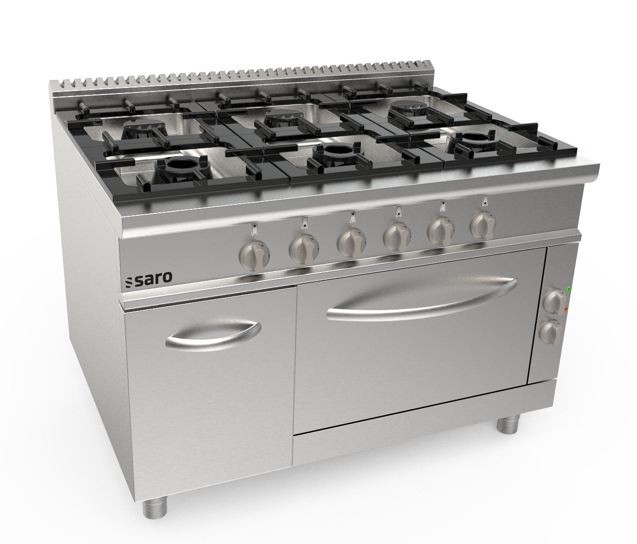 Gasherd + Elektroofen 6 Brenner  Modell LQ / CUG6NE | Saro 423-8030 | Saro