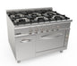 Gasherd + Elektroofen 6 Brenner  Modell LQ / CUG6NE | Saro 423-8030 | Saro