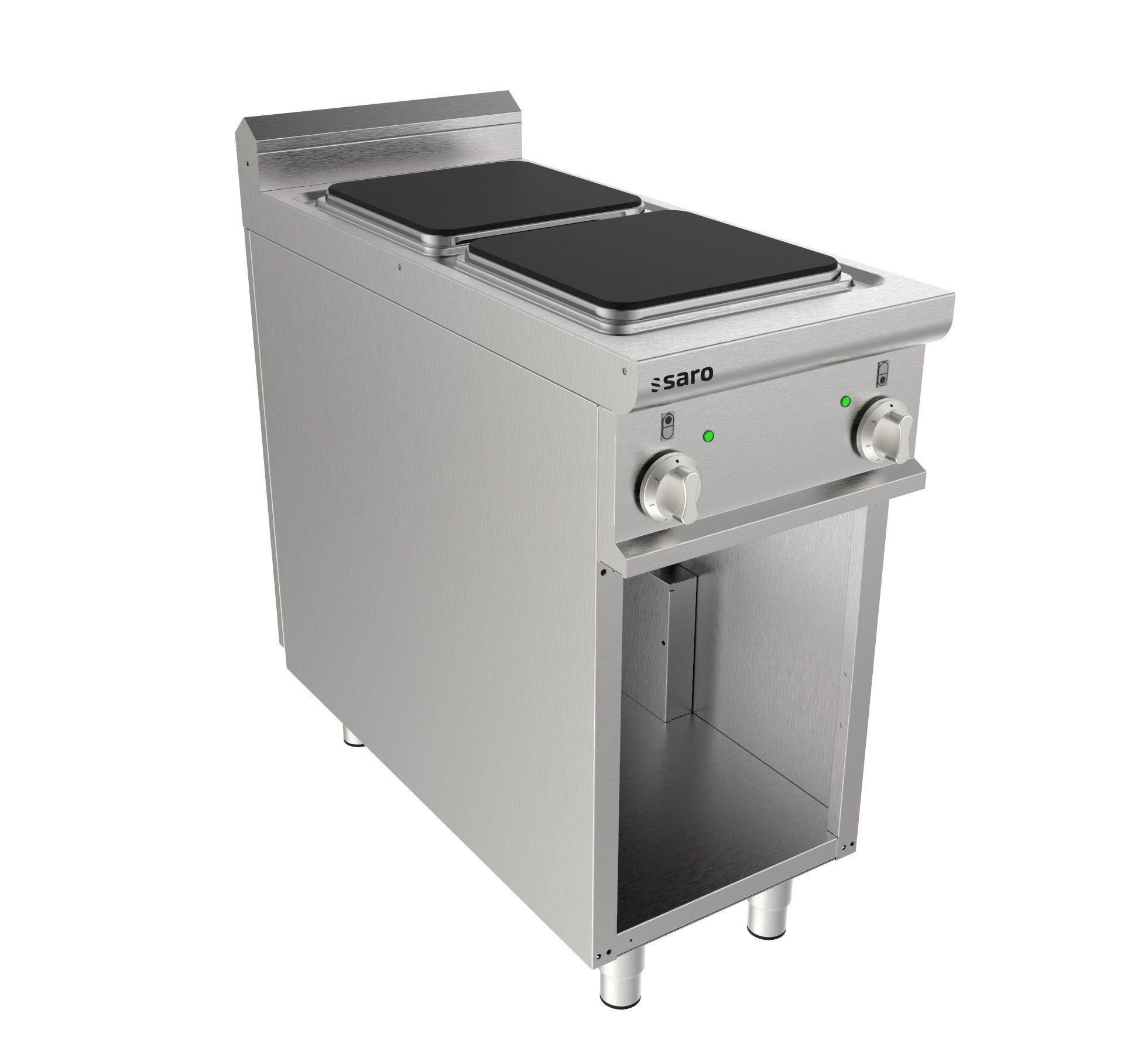 Elektroherd offener Unrterbau 2 Platten  Modell LQ / CQE2BA | Saro 423-8200 | Saro