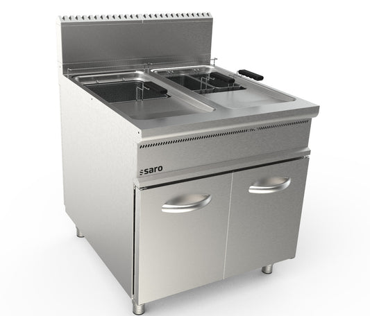 Gasfritteuse 2 x 22 Liter  Modell LQ / FLG2V22 | Saro 423-8305 | Saro
