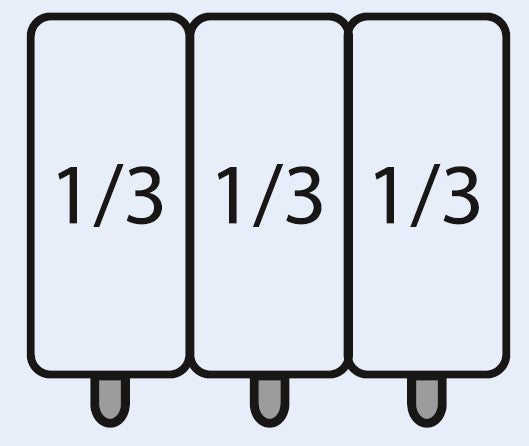 Nudelkorbset 3 x1/3 | Saro 423-8420