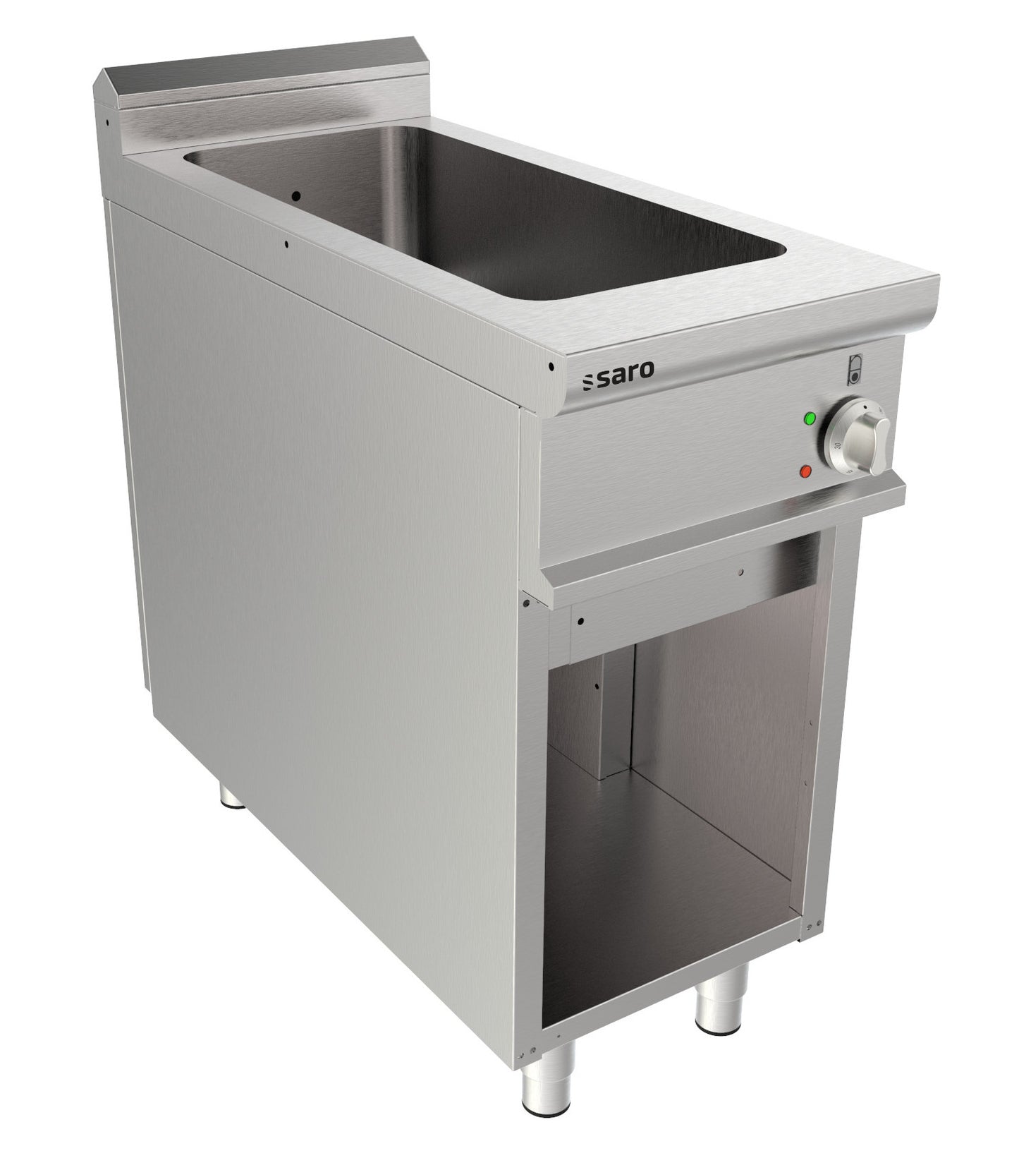 Bainmarie 1 Becken  Modell LQ / BME1BA - Seitenansicht