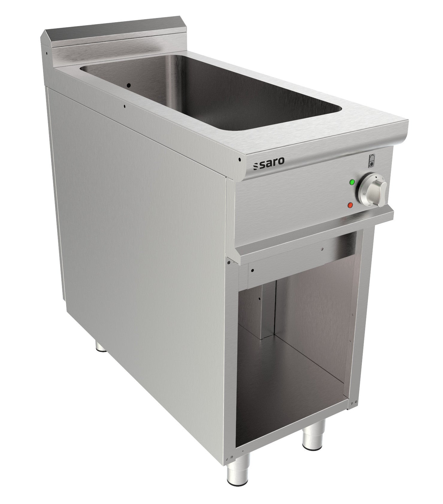 Bainmarie 1 Becken  Modell LQ / BME1BA - Seitenansicht