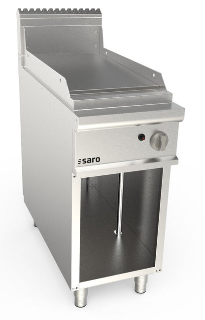 Gasgriddleplatte 400 mm breit Standgerät glatt  Modell LQ / FTG2BAL | Saro 423-8625 | Saro