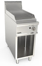 Gasgriddleplatte 400 mm breit Standgerät gerillt  Modell LQ / FTG2BAR | Saro 423-8630 | Saro