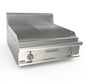 Elektrogriddleplatte 800 mm breit Tisch 1/2+1/2  Modell LQ / FTE4BBM | Saro 423-8720 | Saro