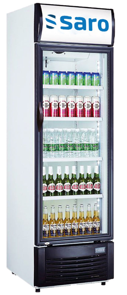 SARO Getränkekühlschrank mit Werbetafel, 
Modell GTK 382
