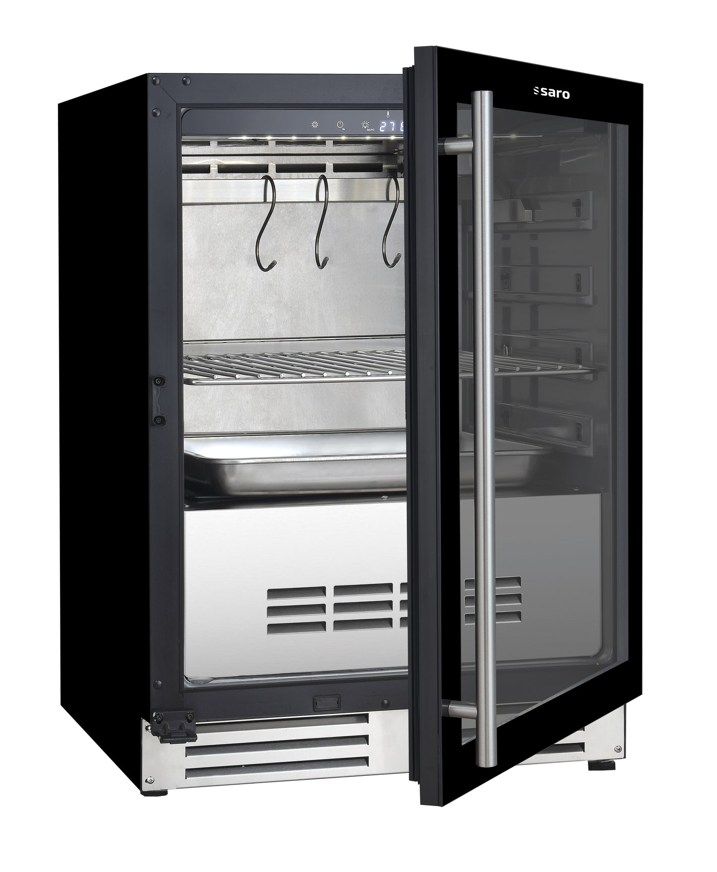 Dry-Aging Reifeschrank mit Tank, - Seitenansicht