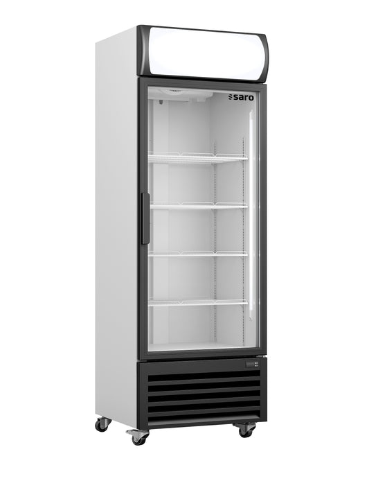 Kühlschrank mit Glastür + Werbetafel,  Modell GTK 370 | Saro 453-1004