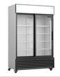 Kühlschrank mit Glasschiebetüren + Werbetafel,  Modell GTK 700 SD | Saro 453-10075