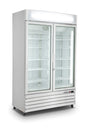Tiefkühlschrank mit 2 Glastüren,  Modell D 800 - weiß | Saro 453-1009