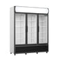 Kühlschrank mit 3 Glastüren + Werbetafel,  Modell GTK 1065 | Saro 453-1019