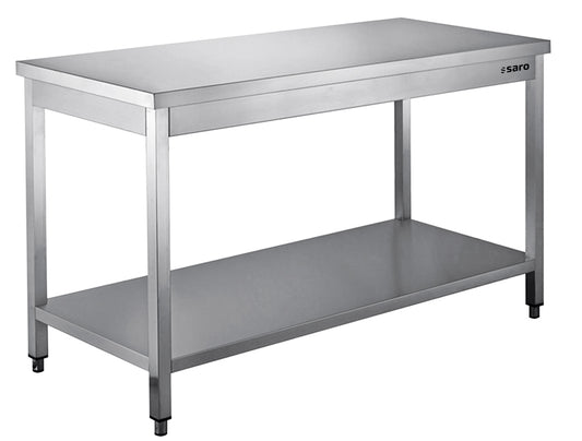 Edelstahltisch zerl. Unterblatt - B 1500 x T 600 mm | Saro 456-6015 | Saro
