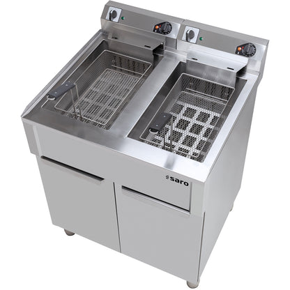 Elektrofritteuse 20+20 L  Modell BRAGA | Saro 458-1215 - Ansicht 2 | Saro