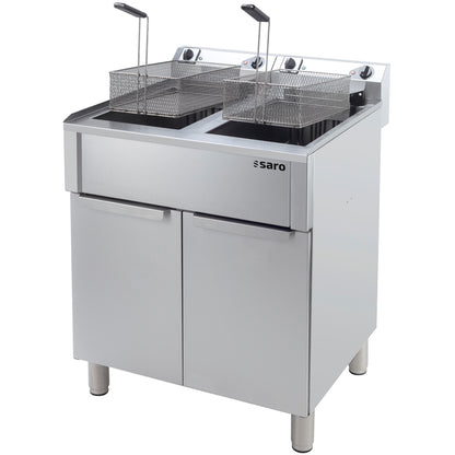 Elektrofritteuse 20+20 L  Modell BRAGA | Saro 458-1215 - Ansicht 3 | Saro