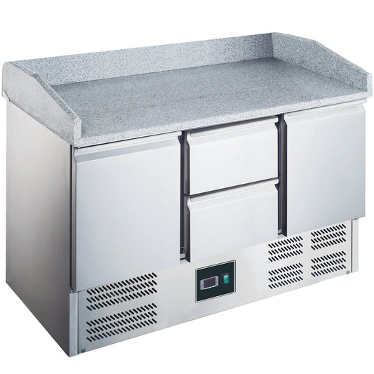 Pizzatisch, 2 Türen + 2 Schubladen,  Modell ES 903 PZ 2/2 | Saro 465-1075