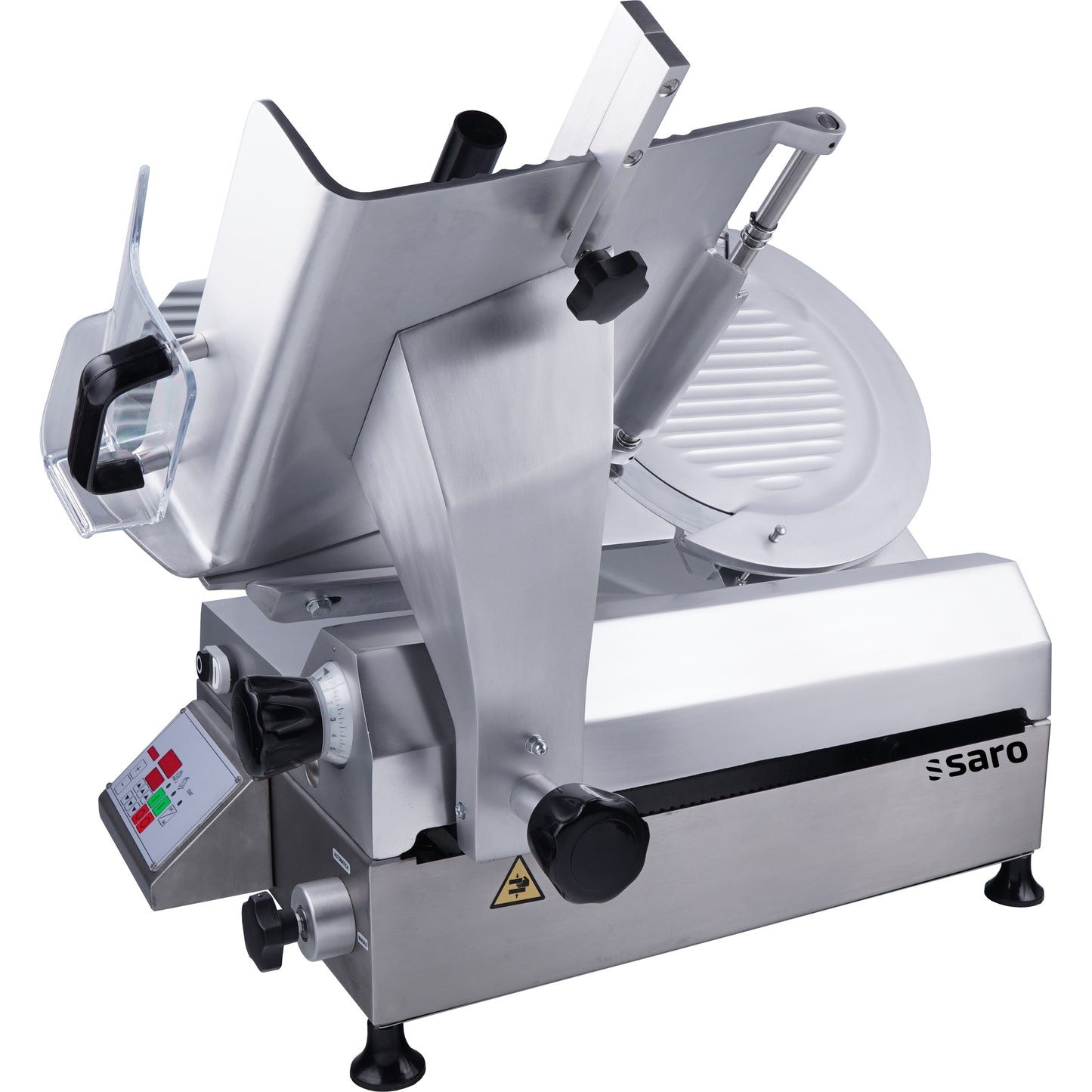 Automatische Aufschnittmaschine  Modell F-350 - Seitenansicht