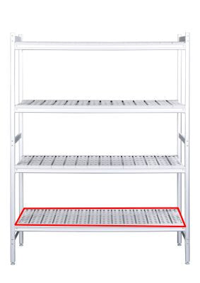 SARO Alu- Regalboden mit Kunstoffrosten 475x1062mm