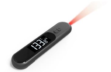 Duo Thermometer Infrarot & Fühler - Seitenansicht