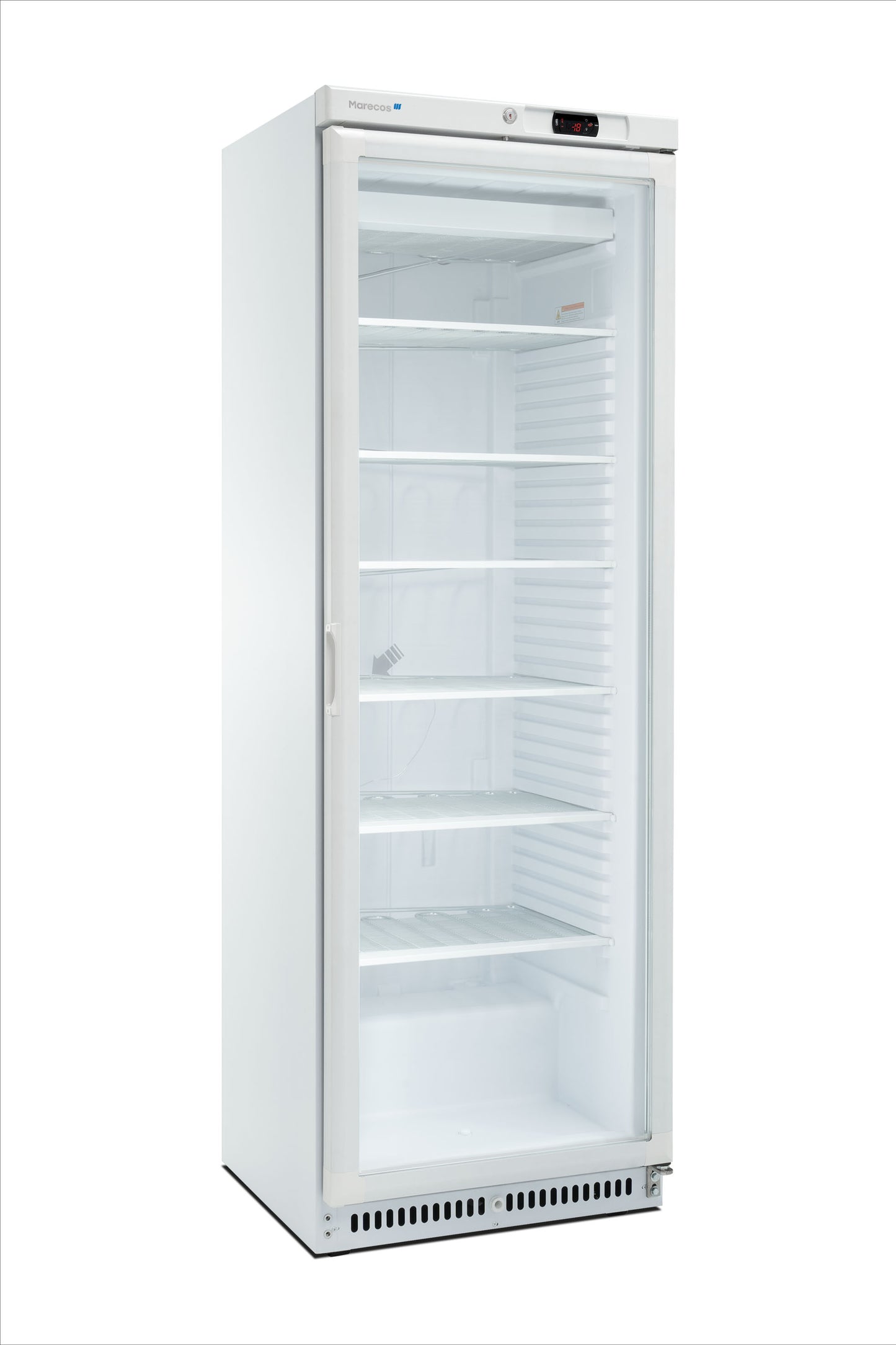Tiefkühlschrank mit Glastür - weiß,  Modell ACE 430 CS PV | Saro 486-2515