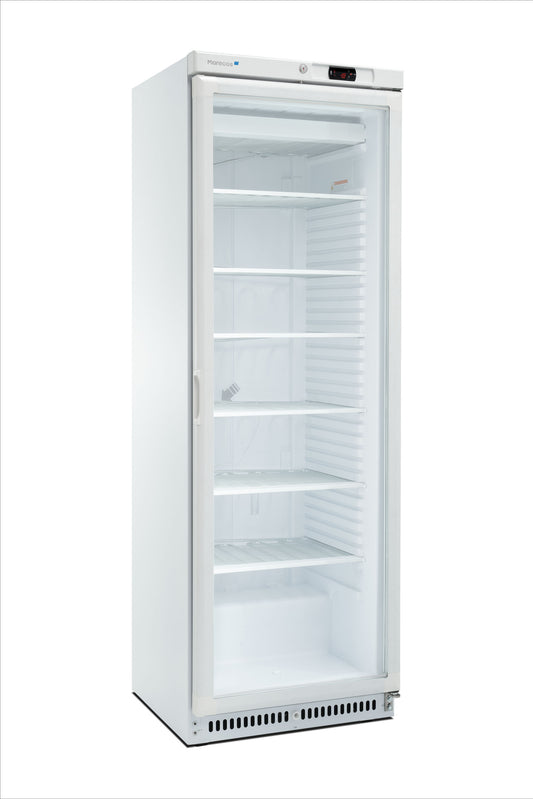 Tiefkühlschrank mit Glastür - weiß,  Modell ACE 430 CS PV | Saro 486-2515