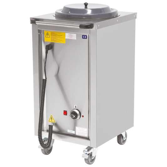 Tellerspenderwagen beheizt für 50 Teller Ø240-320 mm — Virtus 5000E