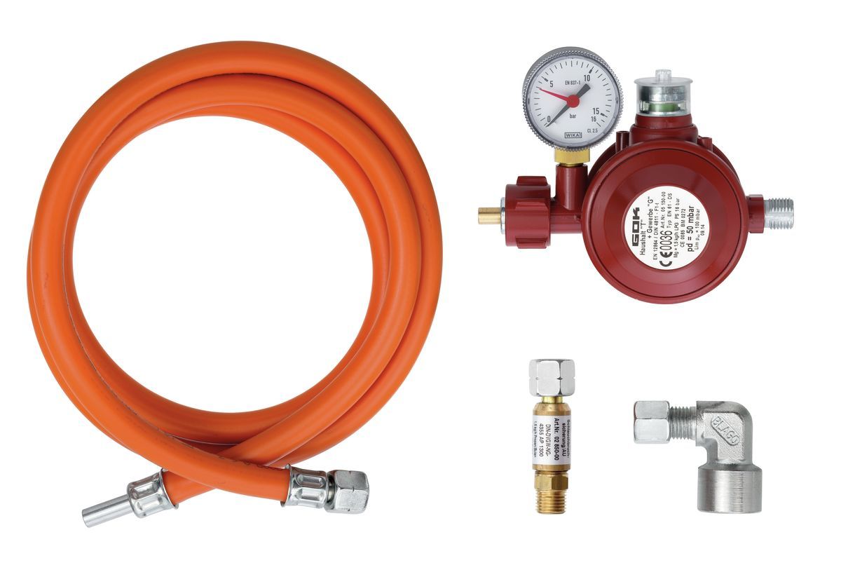 Gasanschluss-Set GW-AI | Bartscher 500180 | Bartscher