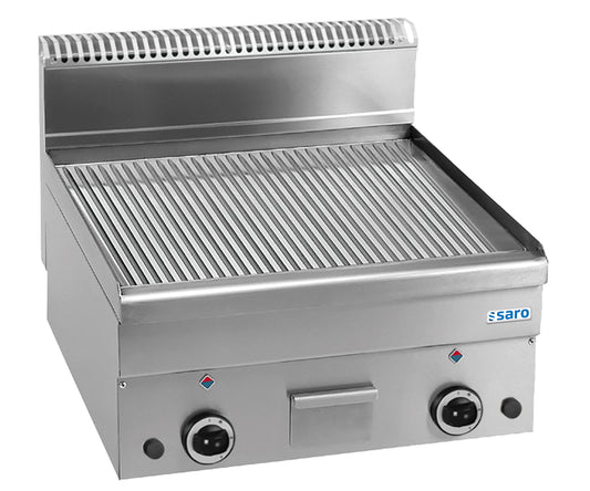 Gasgrillplatte gerillt Tischmodell GFT66R | Saro 504-1140 | Saro