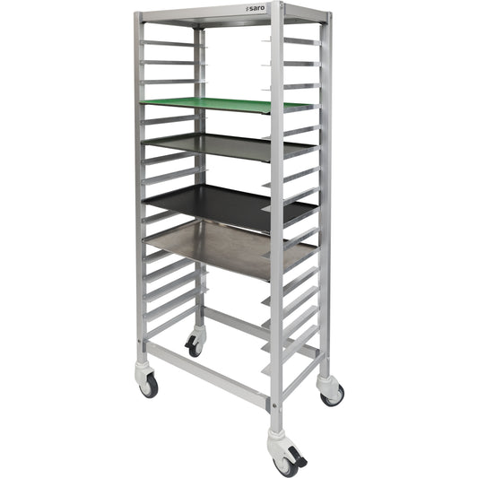 Flatpack Trolley 18x 600x400 mm | Saro 508-2010 | Saro