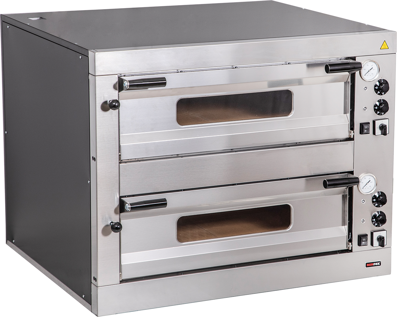 Pizzaofen Basic 4+4 für 8 Pizzen ø33cm elektro 9,6 kW | KBS 52505120 - KBS Gastrotechnik