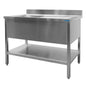 Spültisch 1 Becken, links - B 1000 x T 600 mm | Saro 600-2505L